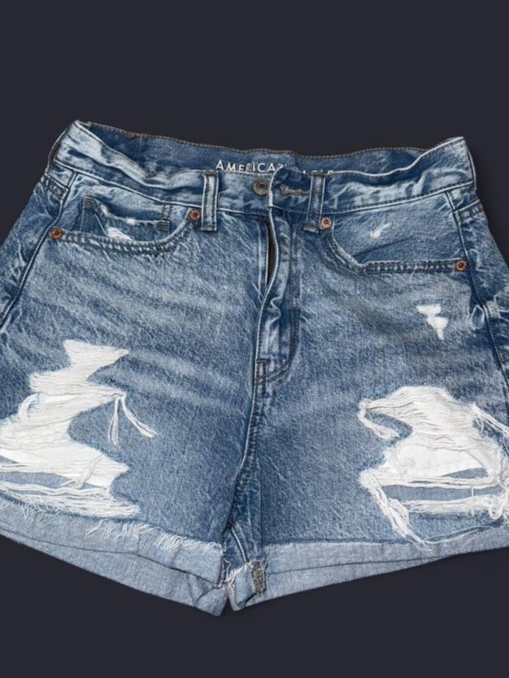 American Eagle Size 4 Blue Jean Shorts